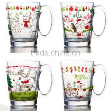 330ml Water Glass Mug With Ocean Color Design photo-6