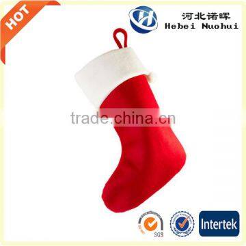 Hot sale fancy felt Christmas sock/wholesale christmas stocking