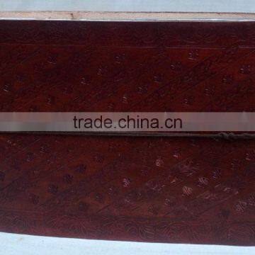 Handmade Vintage Strip Closer Embossed Leather Photo Album photo-2