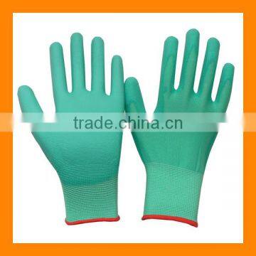 Cheapest PU Palm Fit Gloves Multi-colors Softtextile PU Glove Industrial Work Safety PU Coated Gloves