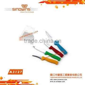A3127 Super Quality Lightweight Stainless Steel Kitchen Knife Set With Plastic Handle photo-2