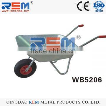 WB5206 Rem Garden Plastic Wheelbarrow 60L With Poly Tray PP Material Green photo-2