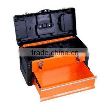 Hand Carry Iron Tool Box With Drawer 49.7x25.3x28.9cm photo-2