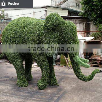 Fake Plastic Grass Hedge Artificial Milan Grass Topiary Animal Made in Dongguan for Wholesale photo-4