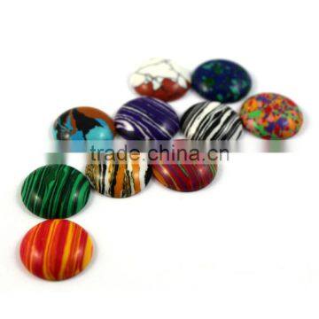 Natural Rainbow Smooth Round Loose Gem Stones Beads