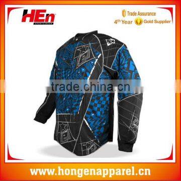 Hongen apparel Padded protection Paintball Jersey / Sublimation Paintball Jersey / Custom sublimation Jersey