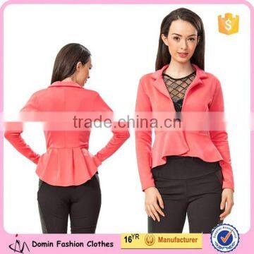 Wholesale Fashion Front Button Lady Blazer in High Quality