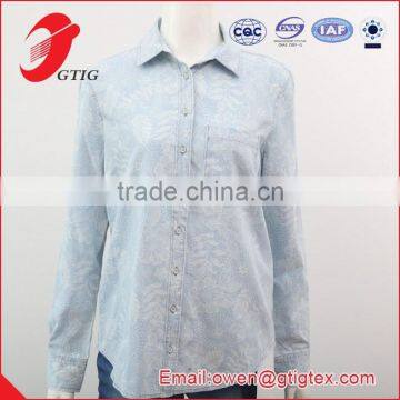 bleach wash denim shits