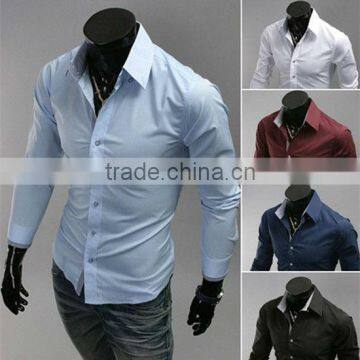 Slim fit shirt men china shirt stock wholesale italian design man shirts