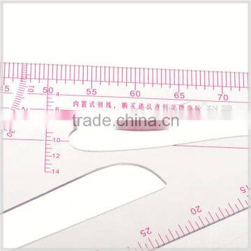 Kearing Brand 1/4 Transparent Non Toxic Sandwich Line Scale Ruler 1:4/1:5 #8545 photo-3