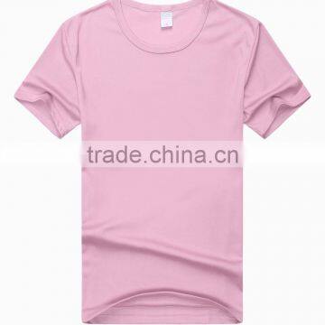 Factory Price Round Neck Cheap Plain Dyed Cotton Fitted T-shirts photo-3