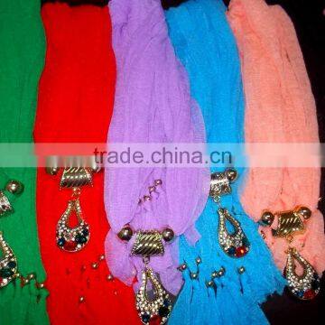 Indian Pendant Scarves,Jewel Scarves, Export Quality Scarves photo-4