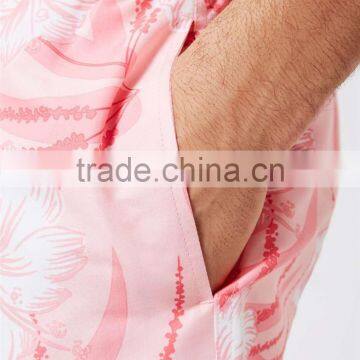 MGOO High Quality Custom Above Knee Custom Print Low MOQ Beachshorts Your Own Logos And Tags 100% Polyester Mens Shorts photo-6