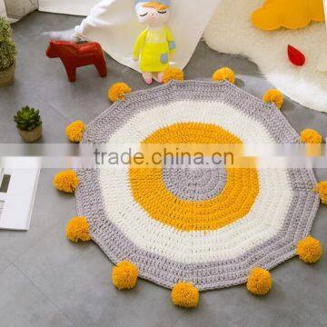 2017 wholesale best selling children kids knit circle blanket