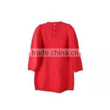 Baby Santa Sweater Dress Cotton Christmas Wear photo-2