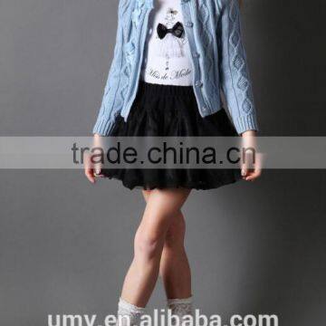 Cotton Handmade Round Neck Sweater Design for Girl photo-3