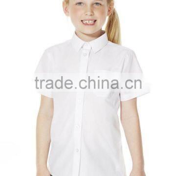 China School Uniform Design 100% Cotton Factory Blue Polo Shirts photo-3