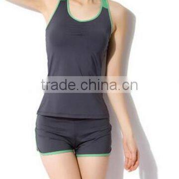 Green Summer Women Yoga Coordinates Wear Modal Sexy Sportswear