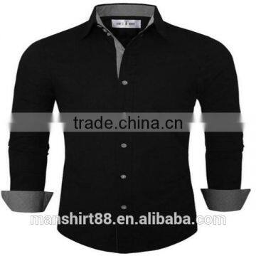 2016 New Wholesale Classic Slim Fit Plaid Custom Mens Casual Dress Shirts photo-2
