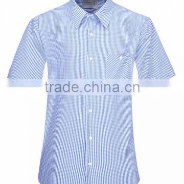 2017 Spring Lastest Plaid Short Sleeve Shirt photo-2