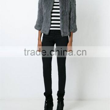 Shandao OEM Custom Winter Soft 3/4 Sleeve Fashional Luxury Fur Coat photo-2