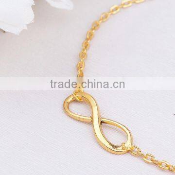 Fashion Jewelry Infinity Symbol Connector Link Cable Chain New Design Fancy Anklet photo-2