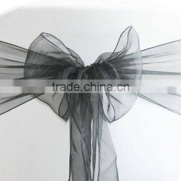 Factory Supply 18x 275cm ORGANZA SASHES CHAIR COVER BOW SASH WIDER SASHES FOR A FULLER BOW photo-3