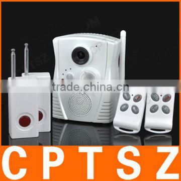 HD Wireless IP Camera with PIR Detect/Alarm Host/Door Window Sensor/Supports Smartphone/SD Card 32GB