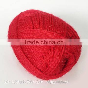 Hot sale colored wool cotton sewing thread ball for sweater