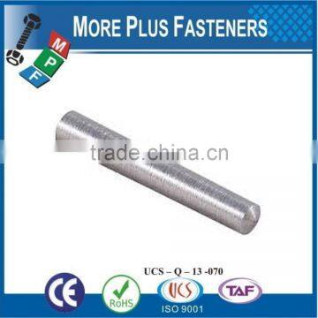 Made in Taiwan Metric Threaded End Steel Low Carbon Steel Plain Stoner Front Sight Taper Pin photo-2