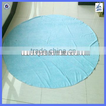 Plain dyed microfiber round / circle beach towel