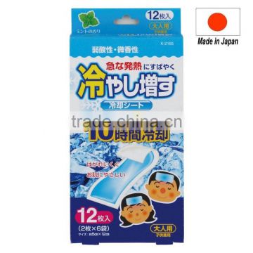 Japan Functional cooling pad cooling gel sheet Easy to use