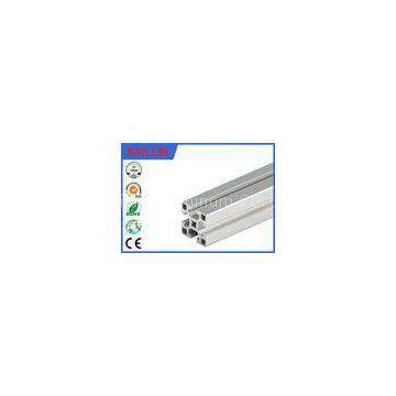 Square Aluminum Industrial Profile , 4040 T Track Aluminum Extrusions Linear Rail