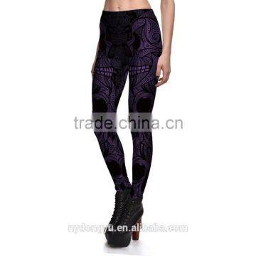 black halloween skele jogging legging /morning xg yoga capris plus size athletic high waist yoga pants