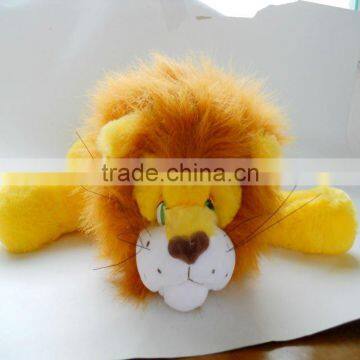 Yangzhou toy factory supply plush sleeping lion toys