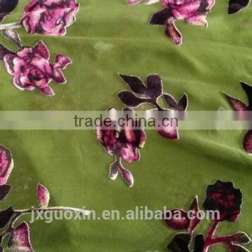 PRINTED BURN OUT SILK FABRIC