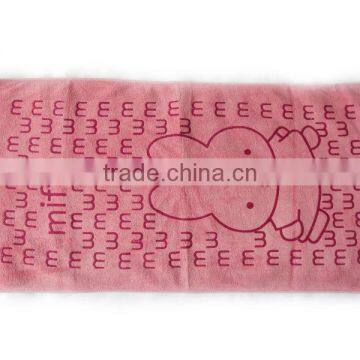 Soft microfiber dyeing towel