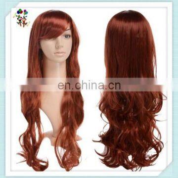 Colors Long Wave Party Fancy Dress Synthetic Cosplay Wigs HPC-0037
