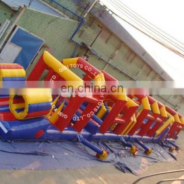 inflatable adult inflatable obstacle course/giant inflatable obstacle course for kids and adult