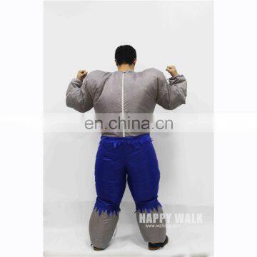 EN71 Good Quality Inflatable Costume Muscle Man Costume Cosplay Costume Can Blower photo-5