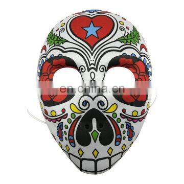 EVA Mask Covered with Fabric with Heart Decoration for Halloween, Carnival and Party