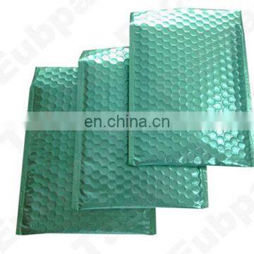Green metallic bubble bag
