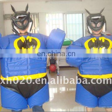 Kid/adult Batman sumo wrestling suits cospaly games