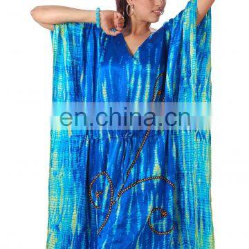 Satin Hand Beaded Kaftan manufacturers exporters