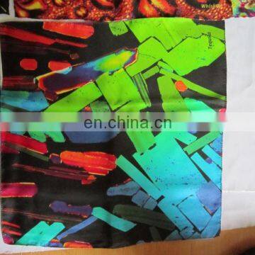 Custom Design Scarf Digital Print Fashion Silk Scarf Scarves