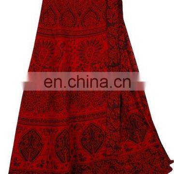 Sanganeri Block Print Long Wrap Skirts- Online Alibaba Shopping