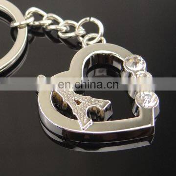 Wholesale Fashoin Customized Promotional gift Zinc alloy custom metal keychain