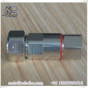 RoHS 4.3/10 MINI DIN Male RF Feeder Connectors made by fined copper alloy For 1/2