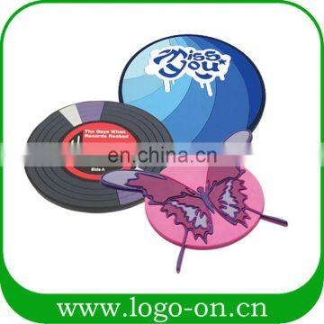 Factory Wholesale Cardboard Drink Coasters Soft Pvc Drink Coasters With Logo