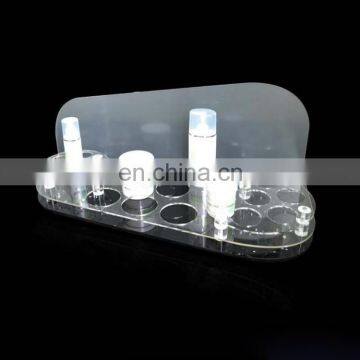 Newest style high clear acrylic cosmetic products display holder